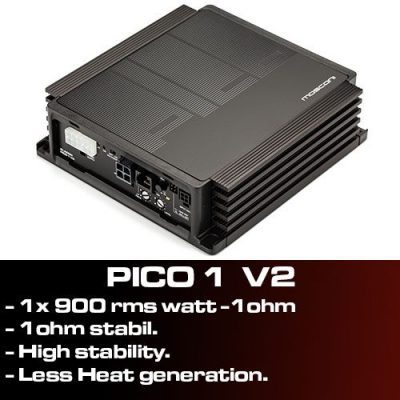 Mosconi PICO1 18V forstærker i kompakt design