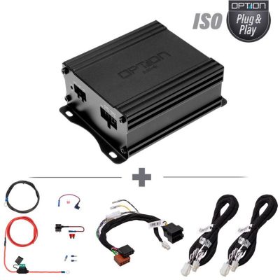 OPTION AIR-2 ISO Kit | 2-kanals mini-forstærker