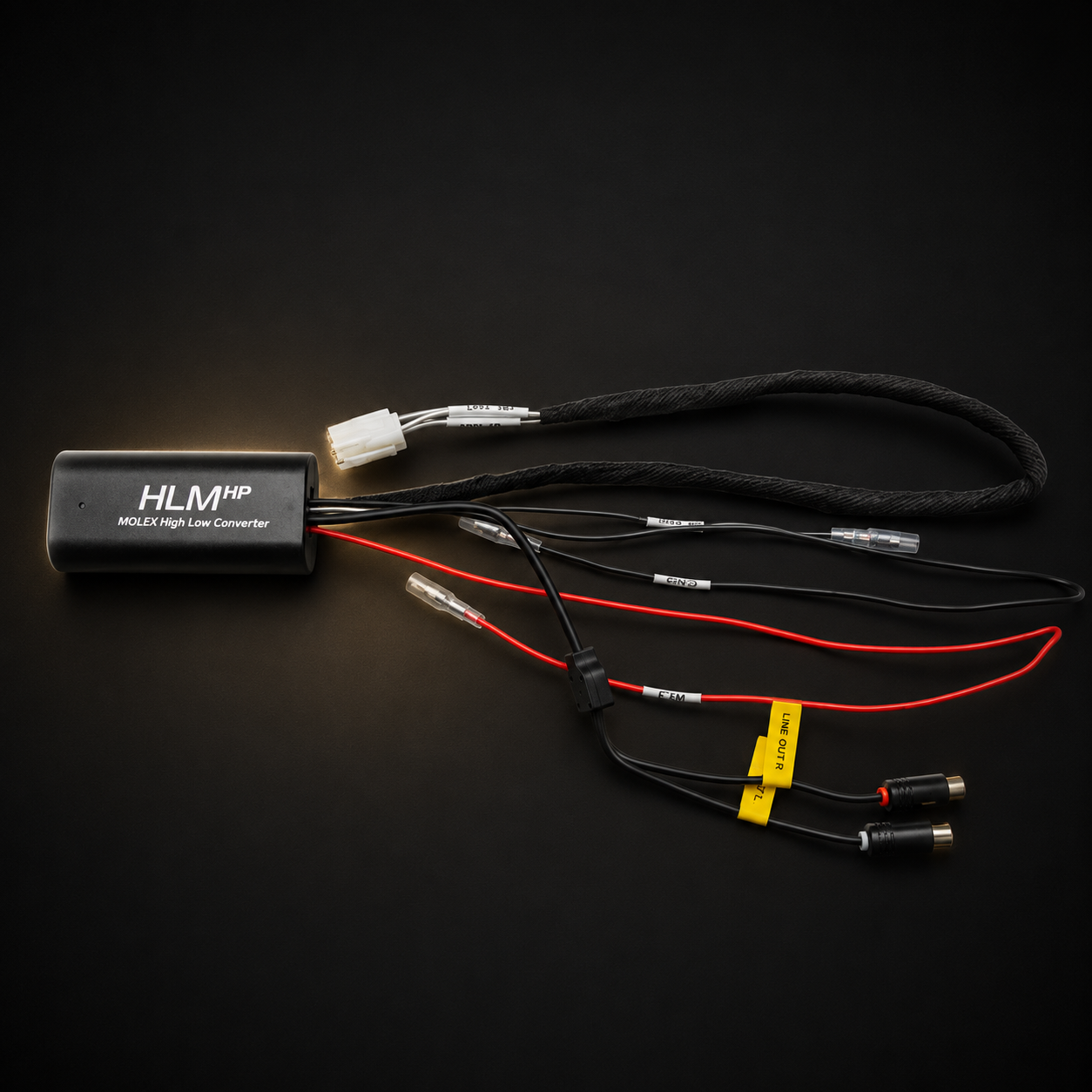 Option HLM HP High-Low converter til OEM premium lydsystem