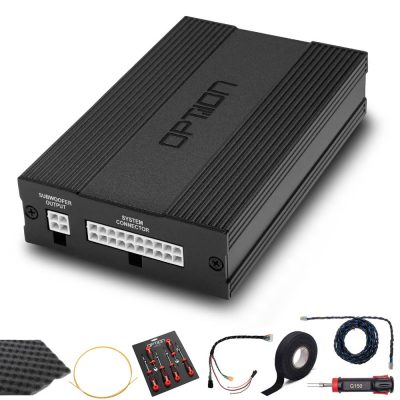 OPTION DSP6.2-forstærker til VW Crafter 2 / MAN TGE med Plug & Play-kabelkit