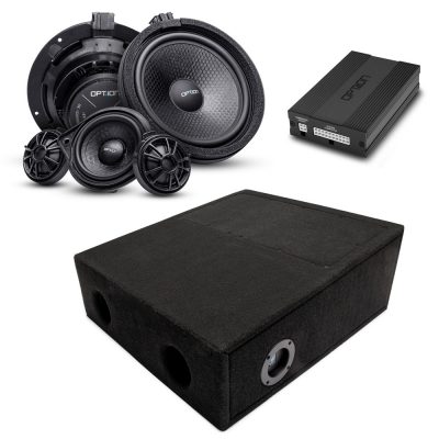 Soundsystem für Mercedes Sprinter W906 / VW Crafter 1 | Lautsprecher+Endstufe+Subwoofer | OPTION