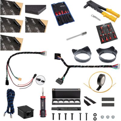 Soundsystem für VW T6 | V2 PRO | DSP-Endstufe + Subwoofer + Lautsprecher | HD-Sound mit Design-Abdeckgitter | OPTION