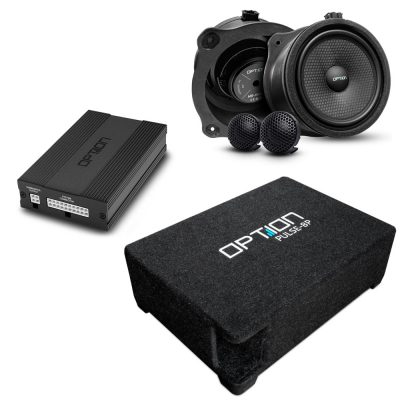 Soundsystem für Opel Astra L | DSP Endstufe + Subwoofer + Lautsprecher Front | V2 | OPTION