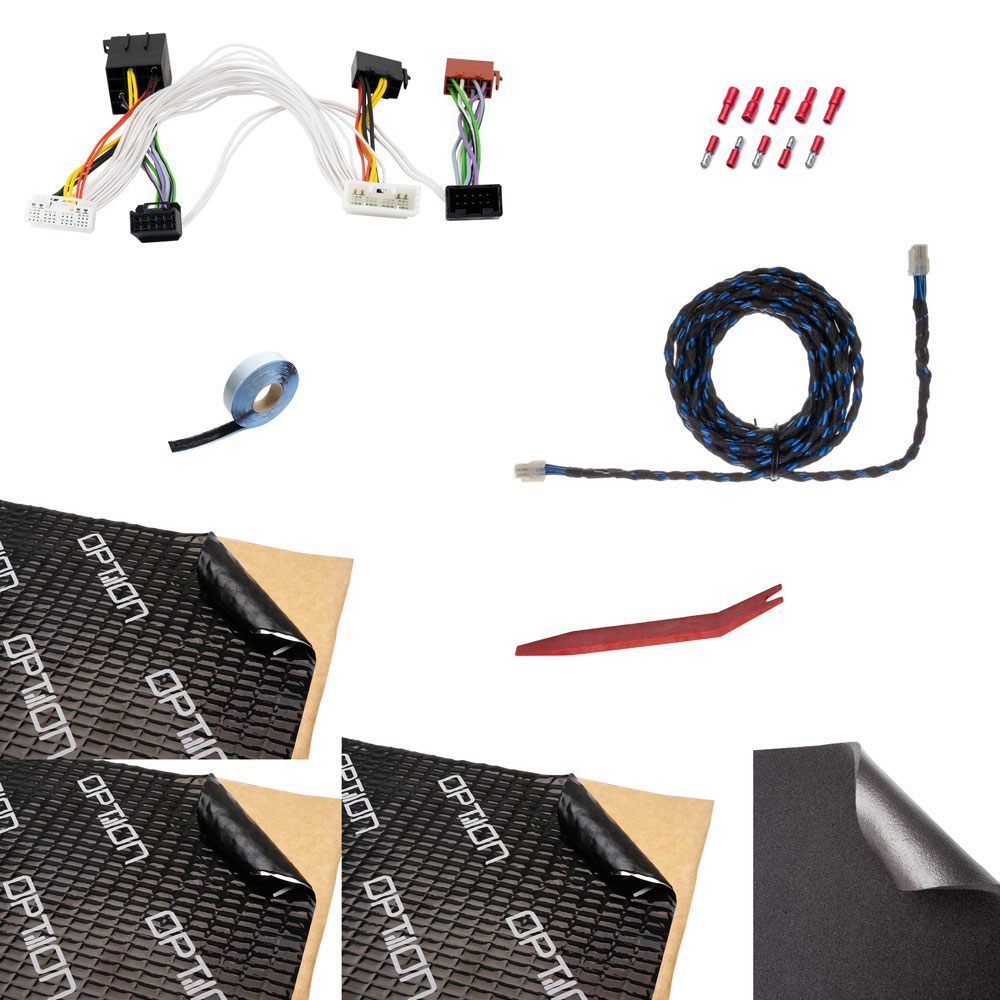 Soundsystem für Toyota Corolla 12.Gen. E21 | DSP Endstufe + Reserverad-Subwoofer + Lautsprecher Front | V1 | OPTION Soundsystem für Toyota Corolla 12.Gen. E21 | DSP Endstufe + Reserverad-Subwoofer + Lautsprecher Front | V1 | OPTION