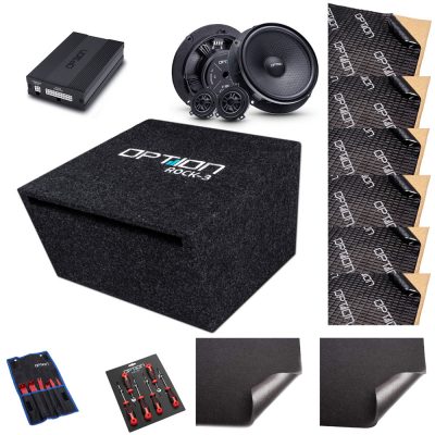 Sound system for VW T6.1 | V2 | DSP amplifier + speakers + subwoofer | Plug & Play | OPTION