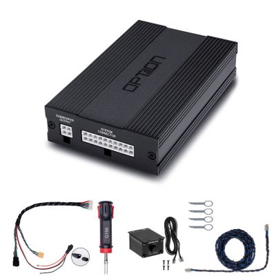 DSP6-forstærker til VW Polo VI (AW) DSP-sluttrin + Plug & Play kabelkit OPTION