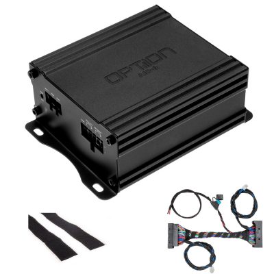 OPTION AIR-2 forstærker til VW Golf 8 Harman Kardon Kit | 2-kanals mini forstærker | Plug & Play
