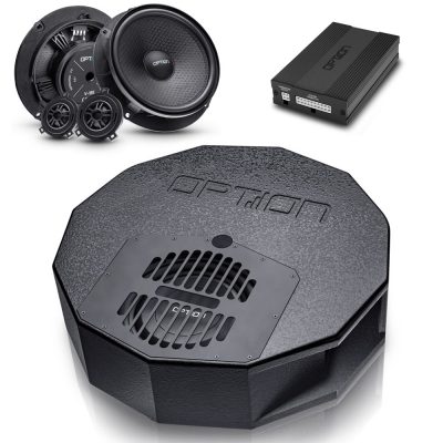 Soundsystem für Skoda Superb III | DSP-Verstärker, Lautsprecher, Reserverad-Subwoofer | V3 | OPTION