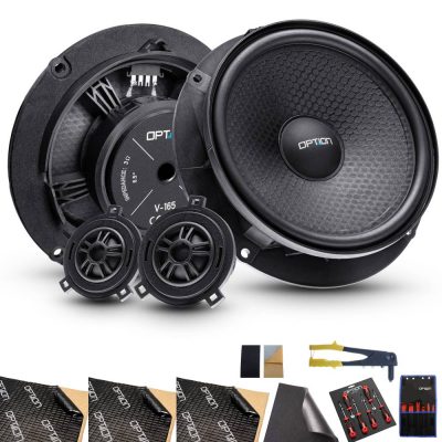 Lautsprecher Set Front für Cupra Tavascan (1. Gen.) | inkl. Dämmung | Plug & Play | OPTION