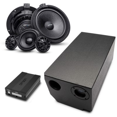 Soundsystem für Mercedes Sprinter W906 / VW Crafter 1 | DSP-Endstufe + Lautsprecher + Subwoofer + Dämmung