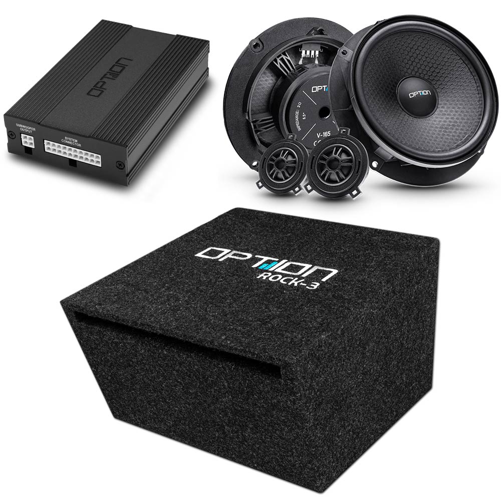Soundsystem für VW Crafter 2 / MAN Tge | V3 | DSP-Endstufe + Subwoofer + Lautsprecher | OPTION Soundsystem für VW Crafter 2 / MAN Tge | V3 | DSP-Endstufe + Subwoofer + Lautsprecher | OPTION