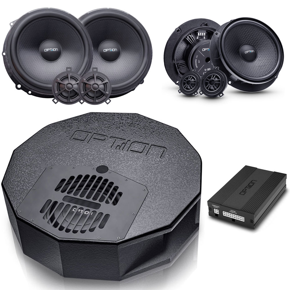 Soundsystem für Seat Leon (KL) DSP-Verstärker, Lautsprecher (Front/Heck), Subwoofer | V3 | OPTION Soundsystem für Seat Leon (KL) DSP-Verstärker, Lautsprecher (Front/Heck), Subwoofer | V3 | OPTION