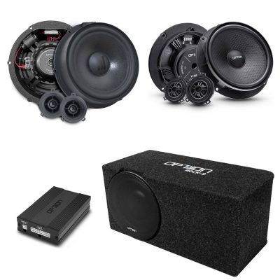 Soundsystem für VW Touran 2 | DSP Endstufe + Subwoofer + Lautsprecher | V2 | OPTION
