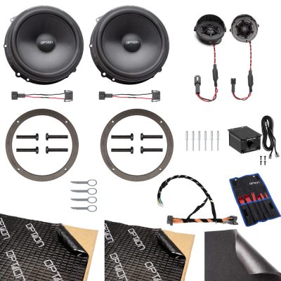 Soundsystem für Seat Leon 5F (Seat-Soundsystem) DSP-Verstärker & Lautsprecher | Plug & Play | V2 | OPTION