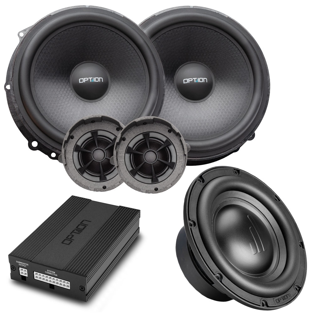 Soundsystem für Seat Leon 5F (mit Beats, mit LWL) DSP-Verstärker, Lautsprecher, Subwoofer | V3 | OPTION Soundsystem für Seat Leon 5F (mit Beats, mit LWL) DSP-Verstärker, Lautsprecher, Subwoofer | V3 | OPTION