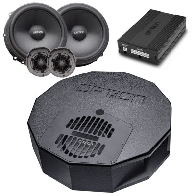 Soundsystem für Seat Leon 5F (ohne Soundsystem) | DSP-Verstärker, Lautsprecher, Subwoofer | V3 | OPTION