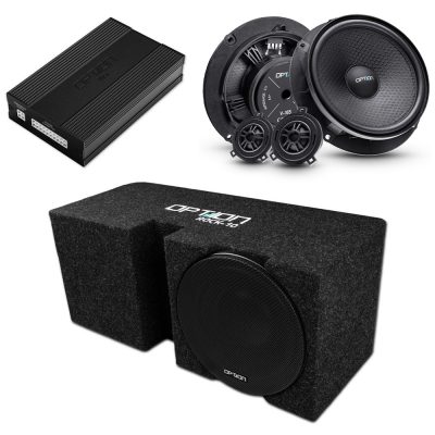 Komplet lydpakke V1 til Audi Q4 e-tron (FZ) med Audi Sound System | DSP, fronthøjttalere og subwoofer | OPTION