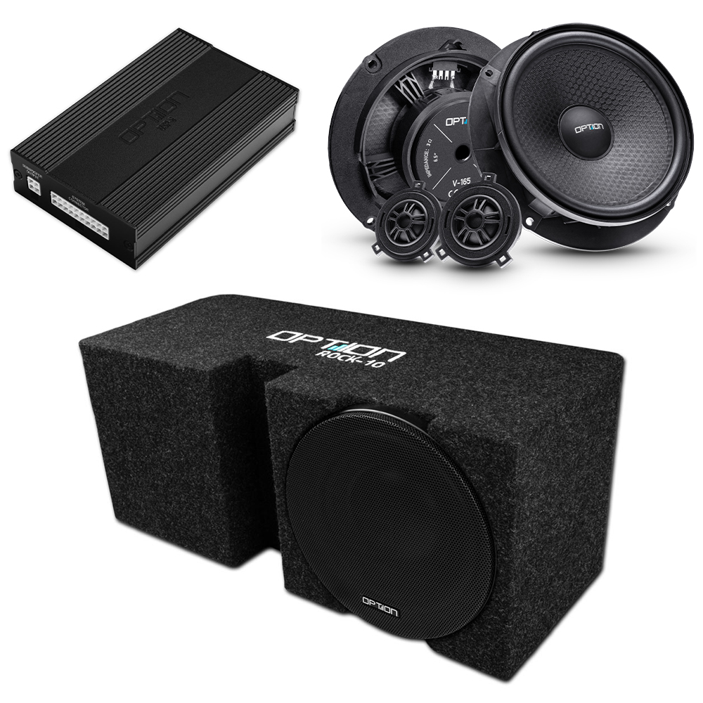 Komplet lydpakke V1 til Audi Q4 e-tron (FZ) med Audi Sound System | DSP, fronthøjttalere og subwoofer | OPTION Komplet lydpakke V1 til Audi Q4 e-tron (FZ) med Audi Sound System | DSP, fronthøjttalere og subwoofer | OPTION