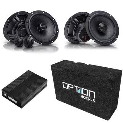 Soundsystem für Opel Combo (E, 1. Facelift) | DSP Endstufe + Lautsprecher Front/Heck + Subwoofer | V2 | OPTION