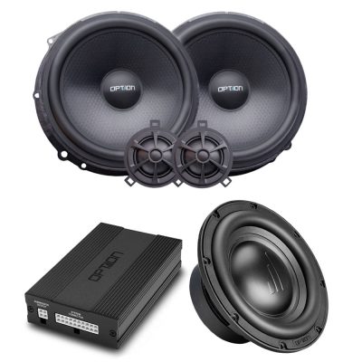 Soundsystem für Seat/Cupra Leon (KL) mit Beats | Verstärker, Lautsprecher + Subwoofer | Plug & Play | OPTION
