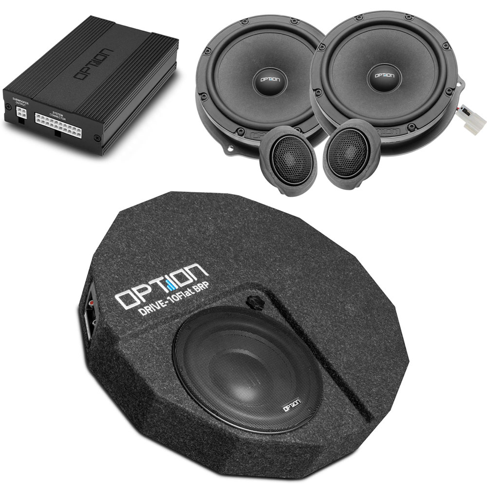 Soundsystem für Dacia Bigster | DSP Endstufe + Subwoofer + Lautsprecherkit Front | V2 | OPTION Soundsystem für Dacia Bigster | DSP Endstufe + Subwoofer + Lautsprecherkit Front | V2 | OPTION