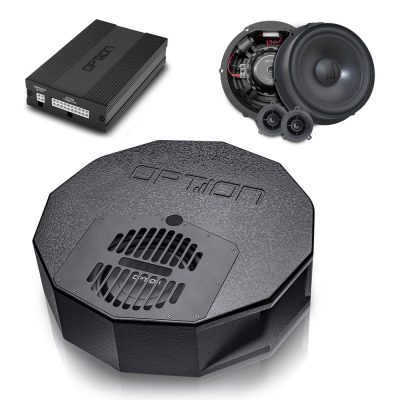 Soundsystem für Skoda Superb IV | DSP Endstufe + Subwoofer + Lautsprecher | V3 | OPTION
