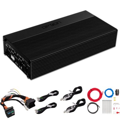 OPTION AIR-D4 4-kanals Plug & Play-forstærkersæt med Power-Quadlock