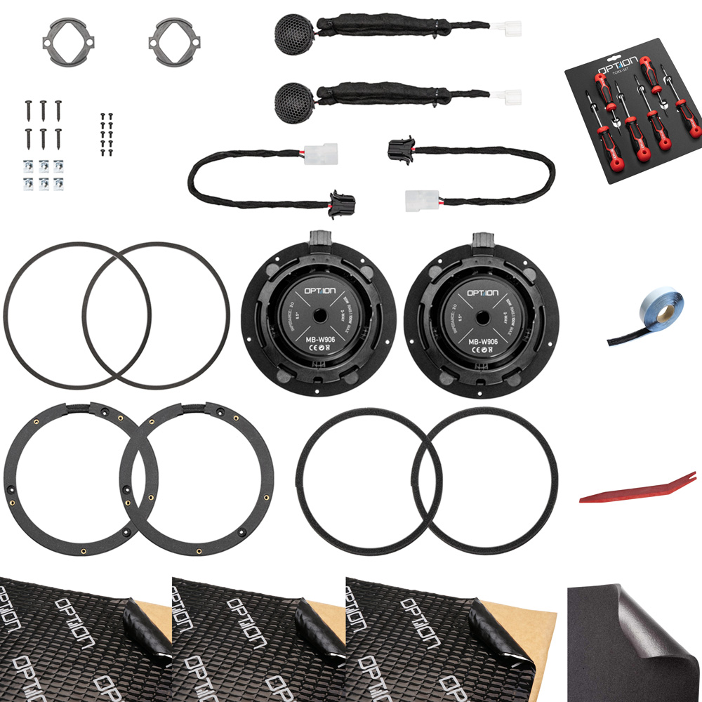 Lautsprecher für Suzuki Swift 6. Gen | Front + Türdämmung | Plug & Play | Option Lautsprecher für Suzuki Swift 6. Gen | Front + Türdämmung | Plug & Play | Option
