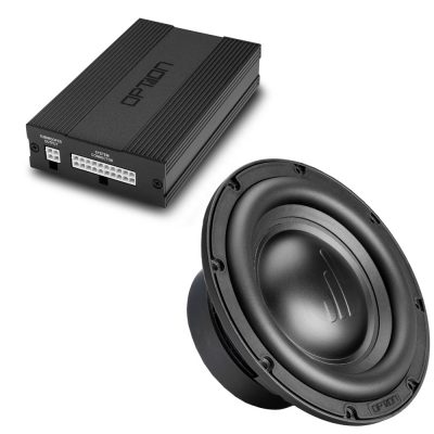 Soundsystem für Seat Leon 5F (Beats, mit LWL) DSP-Verstärker + Subwoofer-Austausch-Kit | V1 | Plug & Play | OPTION