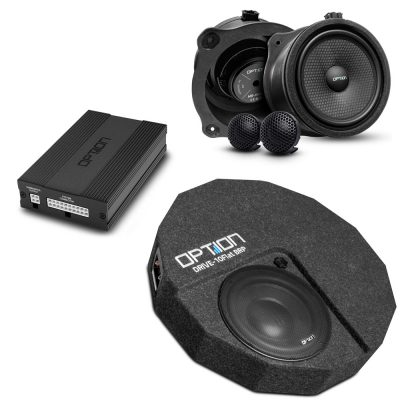 Soundsystem für Opel Astra L | DSP Endstufe + Reserverad-Subwoofer + Lautsprecher Front | V3 | OPTION