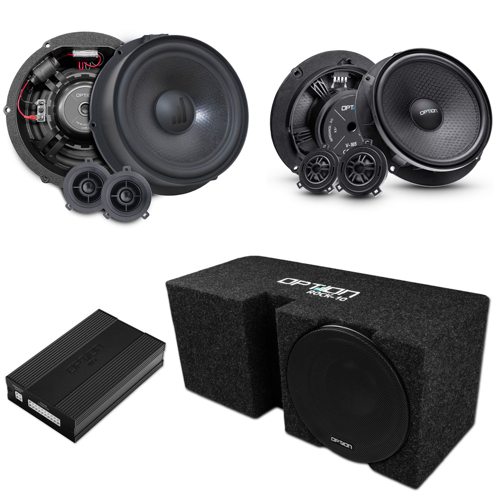 Komplet lydpakke V2 til VW ID.7 med standardlydsystem | DSP, højttalere og subwoofer | OPTION Komplet lydpakke V2 til VW ID.7 med standardlydsystem | DSP, højttalere og subwoofer | OPTION