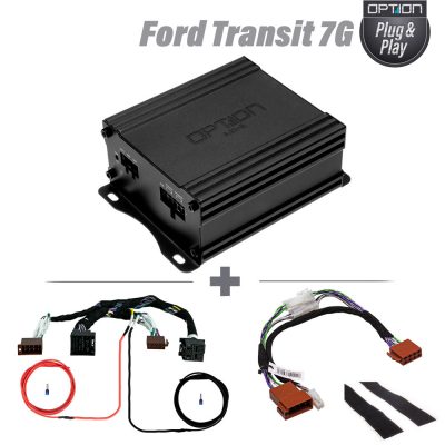OPTION AIR-2 Verstärker für Ford 7G | 2-Kanal Mini Verstärker | Plug&Play