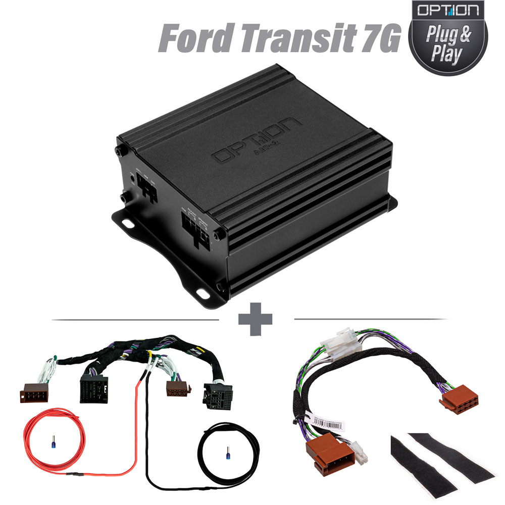 OPTION AIR-2 Verstärker für Ford 7G | 2-Kanal Mini Verstärker | Plug&Play OPTION AIR-2 Verstärker für Ford 7G | 2-Kanal Mini Verstärker | Plug&Play