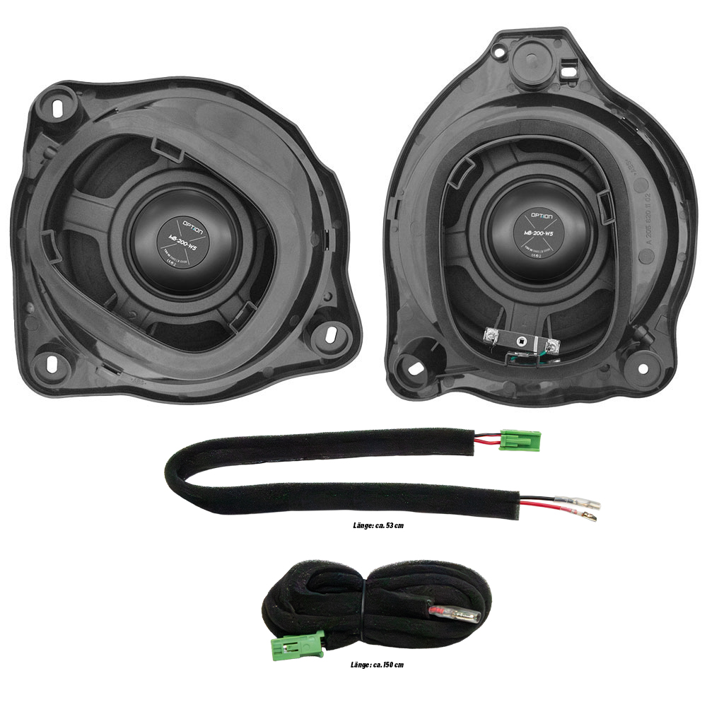 Subwoofer-Set für Mercedes GLC 253/E-Klasse W213/ C-Klasse W205 | V1 | OPTION Subwoofer-Set für Mercedes GLC 253/E-Klasse W213/ C-Klasse W205 | V1 | OPTION