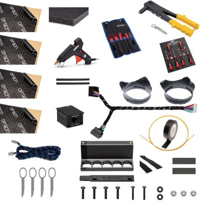 Soundsystem für VW T5 | DSP-Verstärker + Subwoofer + Lautsprecher | V2 | Plug & Play | OPTION