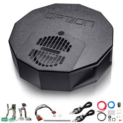 Subwoofer for Opel Astra K | Passivt reservehjuls-subwooferkit Plug & Play | OPTION