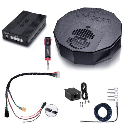 Soundsystem für VW Polo VI (AW) | V1.2 | DSP-Verstärker + Subwoofer | Plug & Play | OPTION