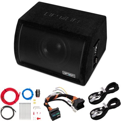 20 cm aktiv subwoofer-kit med Power-Quadlock | OPTION PULSE-8BRA
