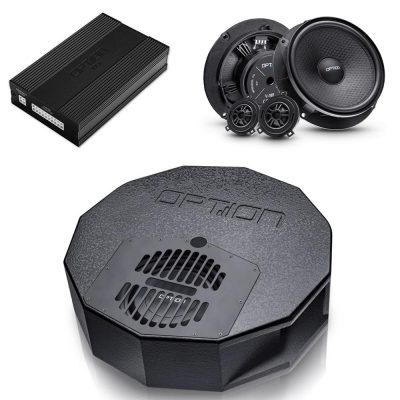 Soundsystem für Skoda Fabia (4. Gen.) | DSP Endstufe + Subwoofer + Lautsprecher Front | V2 | OPTION