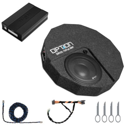 Soundsystem für VW Golf 7 | V2.2 | DSP-Verstärker + Subwoofer Reserverad | Plug & Play | OPTION
