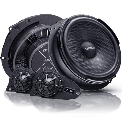 Lautsprecher für VW T5/T6 Frontsystem Plug & Play Bulli Boxen | OPTION
