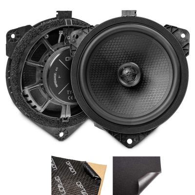 Lautsprecher Set Heck für Toyota Yaris (XP21) | inkl. Dämmung | Plug & Play | OPTION