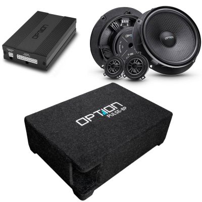 Soundsystem til VW Crafter 2 / MAN TGE | V5 | DSP6 forstærker + subwoofer + højttalere | Plug & Play | OPTION