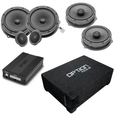 Soundsystem für Dacia Duster 3 | DSP Endstufe + Subwoofer + Lautsprecher Front & Heck | V3 | OPTION