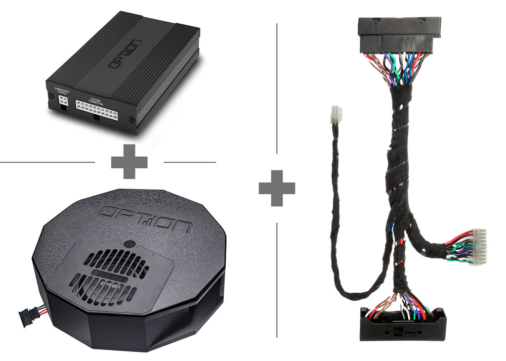 Soundsystem für Seat Leon 5F (mit Beats, mit LWL) DSP-Verstärker mit Reserverad-Subwoofer | V2 | OPTION Soundsystem für Seat Leon 5F (mit Beats, mit LWL) DSP-Verstärker mit Reserverad-Subwoofer | V2 | OPTION