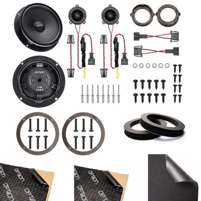 Soundsystem für Seat Leon 5F (Seat-Soundsystem) DSp-Verstärker, Lautsprecher Front/Heck | V3 | OPTION