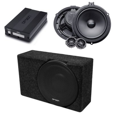 Soundsystem für Ford Transit Custom (7G) DSP-Verstärker + Lautsprecher + Subwoofer | OPTION