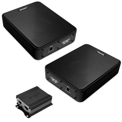 Subwoofer-Set mit Endstufe für Nissan Qashqai J11 | Plug & Play | OPTION