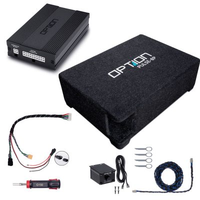 Soundsystem für VW Polo VI (AW) | V1 | DSP-Verstärker + Subwoofer | Plug & Play | OPTION