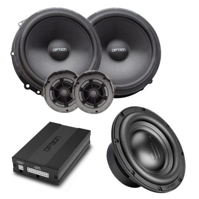 Soundsystem für Seat Leon 5F (mit Beats, ohne LWL) DSP-Verstärker, Lautsprecher, Subwoofer-Austauschkit | OPTION